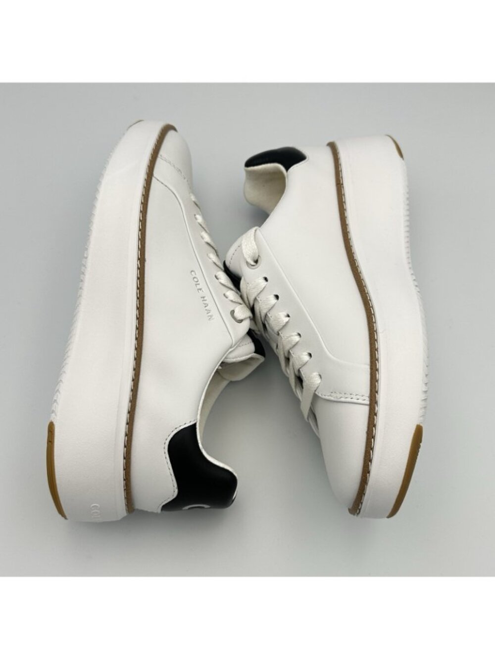 Cole Haan GrandPro Topspin Sneaker Women’s Size 5.5 White Leather Shoes W22707 - Picture 5 of 11